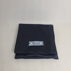 Prada Mini Satin Bag - Navy - Dust Bag 3.25" x 3.25”